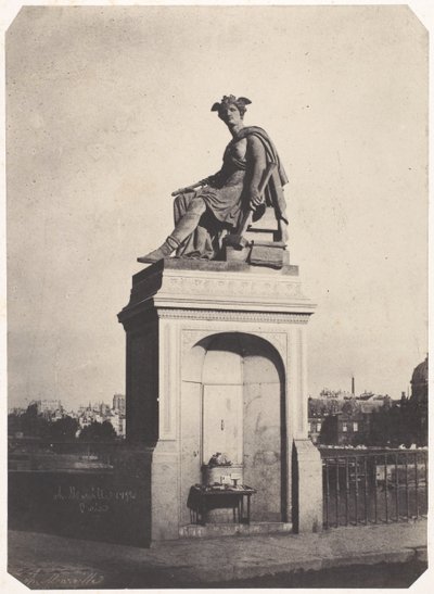 [Sculpture allégorique de l