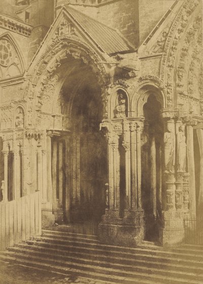 Cathédrale de Chartres. Portail Septentrional. - Charles Marville
