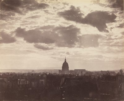 [Étude de nuages sur Paris], années 1850 - Charles Marville