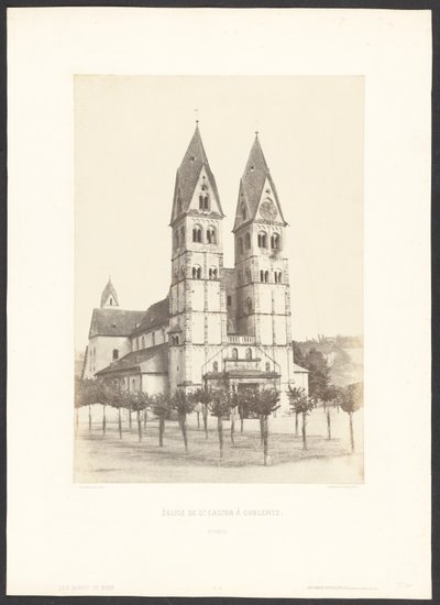 Église de St. Castor à Coblentz - Charles Marville