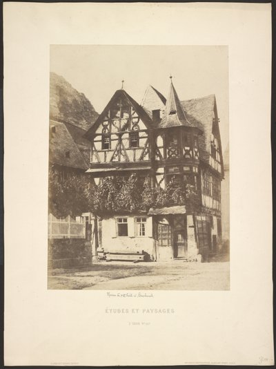 Études et Paysages: Maison du XVIe siécle, à Baccharah - Charles Marville