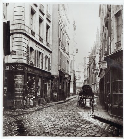 Rue Saint-Séverin, depuis la rue de la Harpe, Paris, 1858-78 - Charles Marville