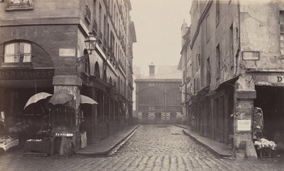 Rue du Contrat-Social, de la rue de la Tonnellerie, 1864-1865 - Charles Marville