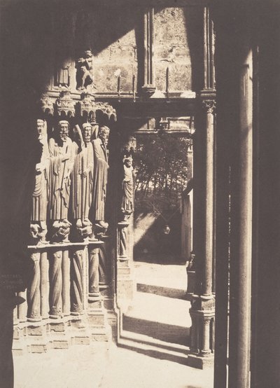 Portail sud, cathédrale de Chartres - Charles Marville