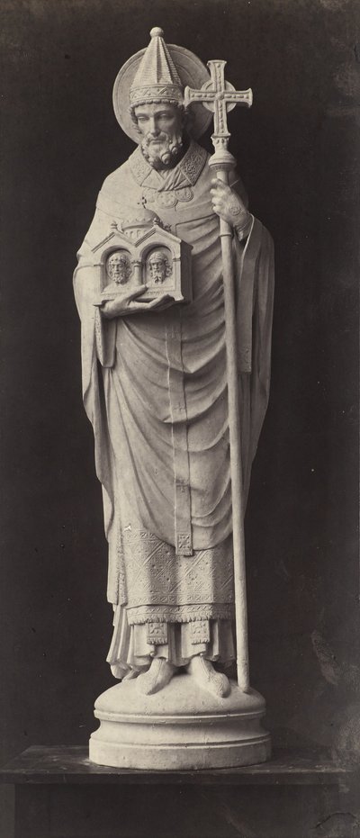 Statue du Louvre - Charles Marville
