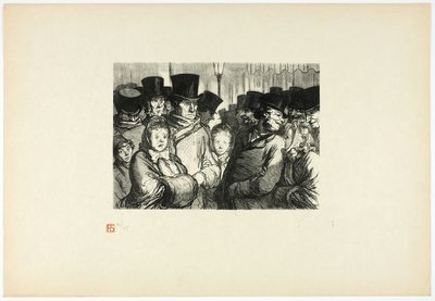 Boulevard du Temple à minuit, from Tirage Unique de Trente-Six Bois - Charles Maurand