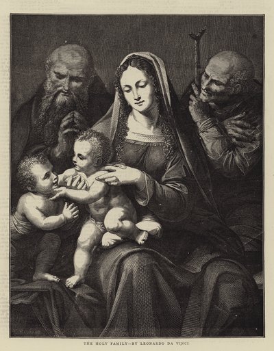 La Sainte Famille, par Léonard de Vinci - Charles Maurand