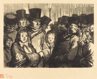 Boulevard du Temple à minuit - Charles Maurand after Honoré Daumier