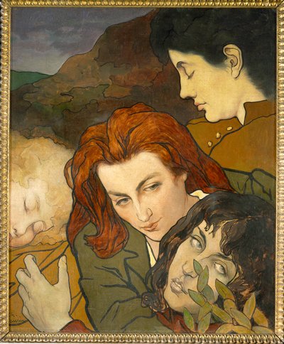 Composition allégorique, vers 1892 (peinture sur toile) - Charles Maurin