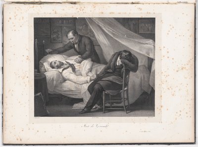 La mort de Géricault - Charles Maurin