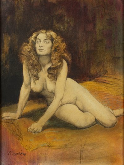 Femme nue allongée, vers 1895 - Charles Maurin