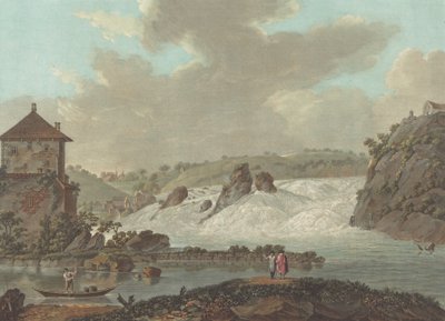 Chutes de Schaffhausen, c. 1784 - Charles Melchior Descourtis