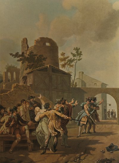 La Rixe, vers 1780, 1913 - Charles Melchior Descourtis