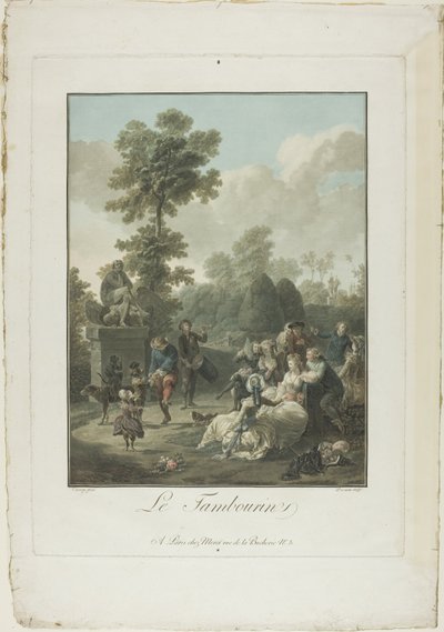 Le Tambourin - Charles Melchior Descourtis