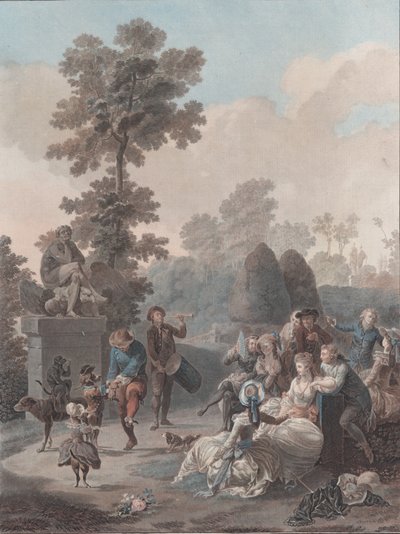 Le Tambourin - Charles Melchior Descourtis