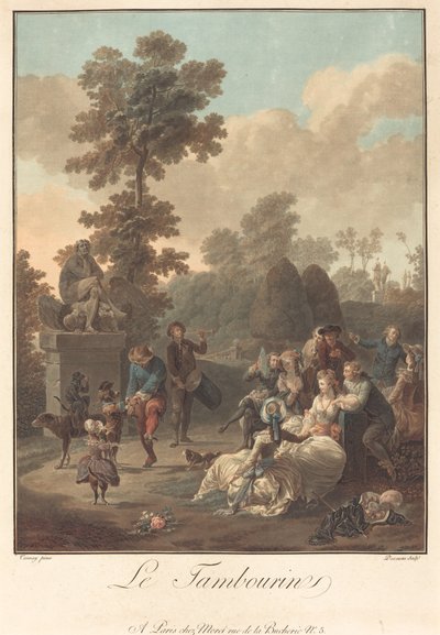 Le Tambourin - Charles Melchior Descourtis