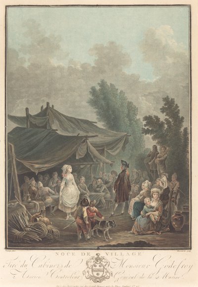 Noce de Village - Charles Melchior Descourtis