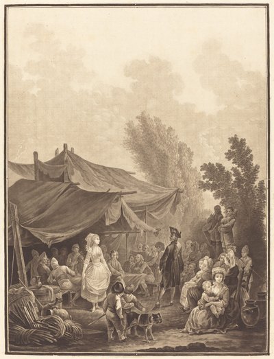Noce de Village - Charles Melchior Descourtis