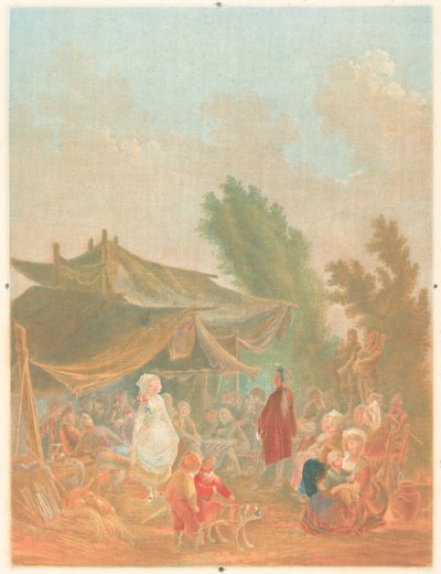 Noce de Village, 1785 - Charles Melchior Descourtis