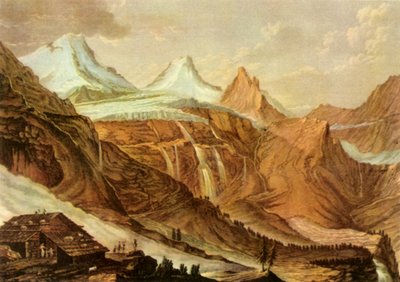 Vue de Breit-Lauwinen, vers 1782-1785, 1946. - Charles Melchior Descourtis