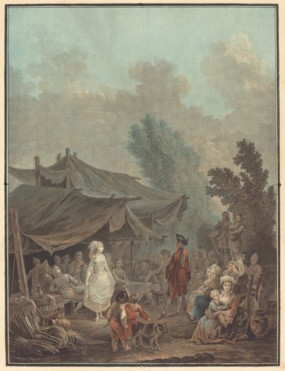 Noce de village - Charles Melchior Descourtis after Nicolas Antoine Taunay