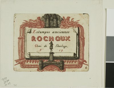 Carte de visite du marchand d
