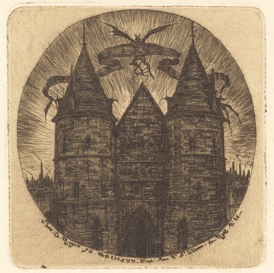 Ancienne porte du Palais de Justice, Paris - Charles Meryon