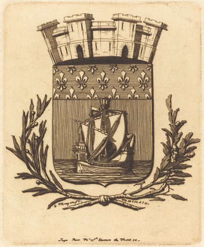 Armes symboliques de la ville de Paris - Charles Meryon
