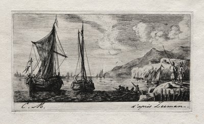Calais - Bateaux de Flushing - Charles Meryon