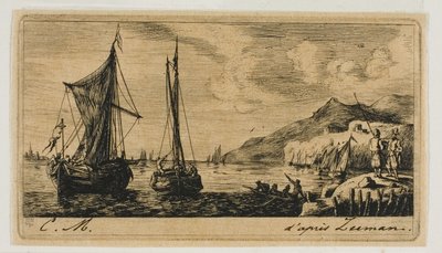 Bateaux de Calais à Vlissingen - Charles Meryon