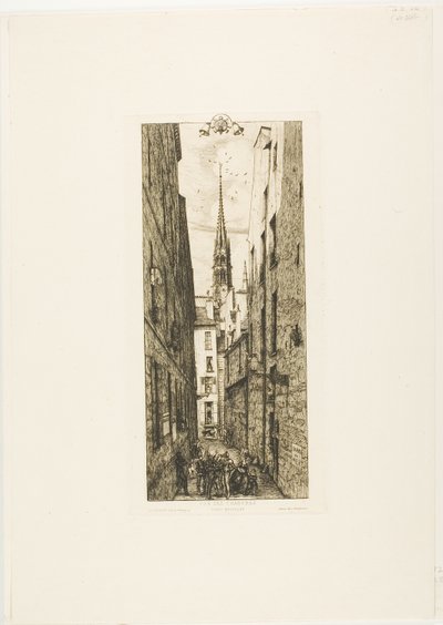 Rue Chantrey, Paris - Charles Meryon