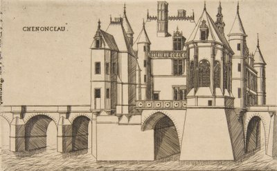 Château de Chenonceau, No 2, 1856 - Charles Meryon