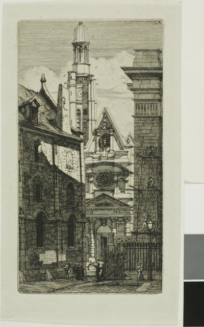 Église Saint-Étienne-du-Mont, Paris - Charles Meryon