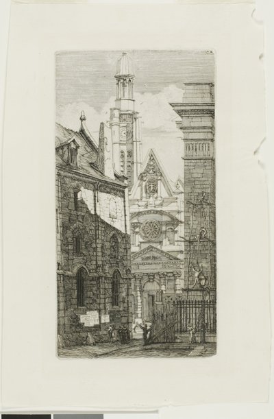 Église Saint-Étienne-du-Mont, Paris - Charles Meryon