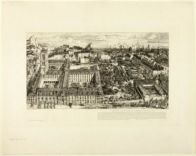 Collège Henry IV (ou Lycée Napoléon), Paris - Charles Meryon