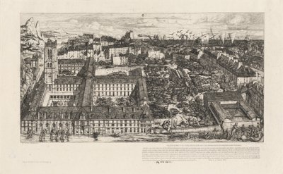 Collège Henri IV, Paris, ou Lycée Napoléon - Charles Meryon