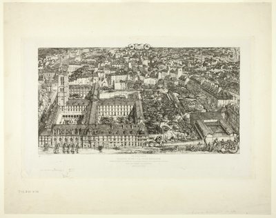 Collège Henry IV (ou Lycée Napoléon), Paris - Charles Meryon