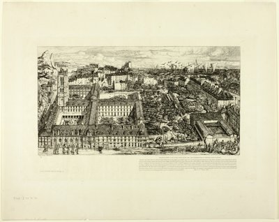 Collège Henry IV (ou Lycée Napoléon), Paris - Charles Meryon
