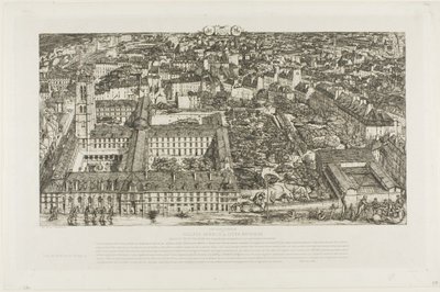 Collège Henry IV (ou Lycée Napoléon), Paris - Charles Meryon