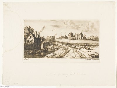 Entrée de la banlieue de Saint-Marceau, Paris - Charles Meryon