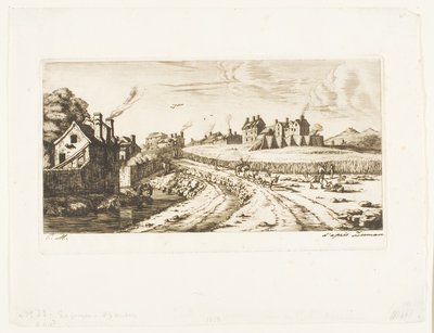 Entrée du faubourg Saint-Marceau, Paris - Charles Meryon