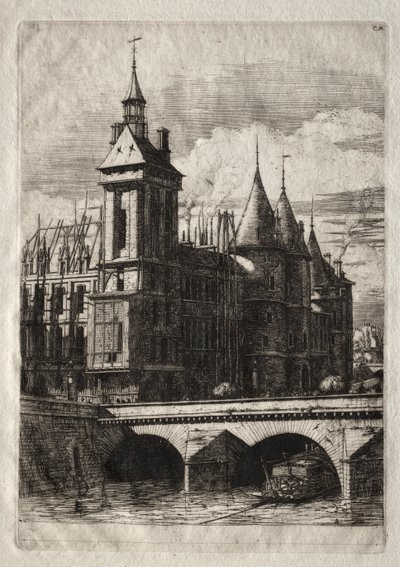 Eaux-fortes de Paris : La tour de l