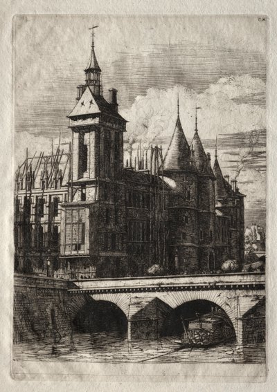 Eaux-fortes de Paris : La Tour de l