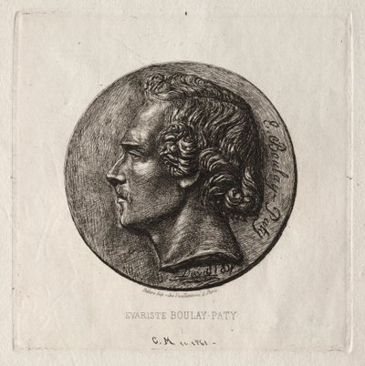 Évariste Boulay-Paty, poète, 1861 - Charles Meryon