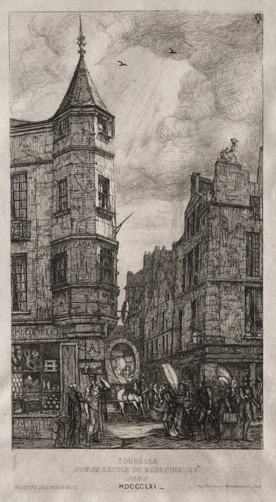 Maison avec une tourelle, n° 22 rue de l