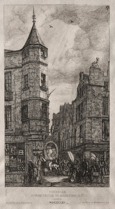 Maison avec une tourelle, n° 22 rue de l