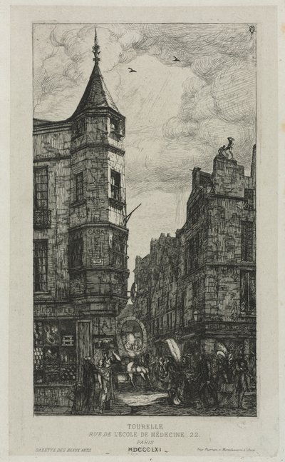 Maison avec une tourelle, n° 22, rue de l