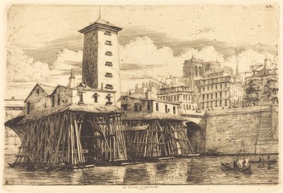 La Pompe Notre-Dame, Paris - Charles Meryon