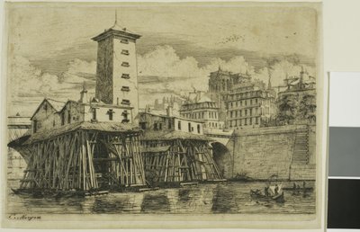 La Pompe Notre-Dame, Paris - Charles Meryon