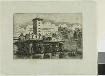 La Pompe Notre-Dame, Paris - Charles Meryon